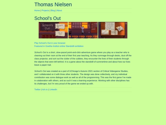 projects/schoolsout screenshot