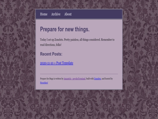 index screenshot