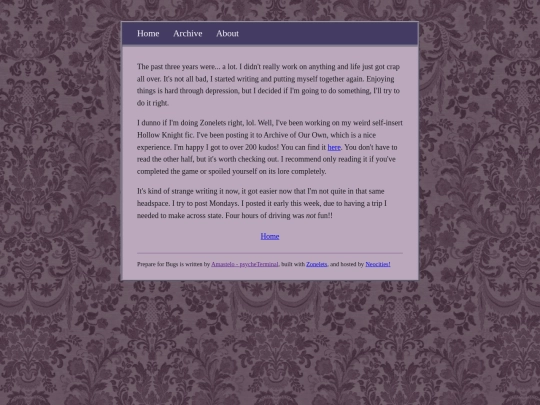 posts/2023-11-08-Makingweird-Hollow-Knight-fanfiction screenshot