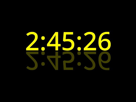 Reflection Clock (1) screenshot