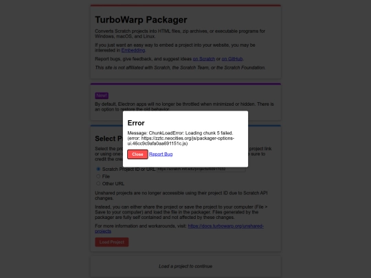 packager screenshot