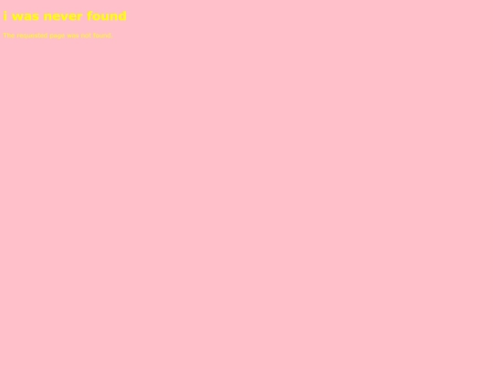 not_found screenshot