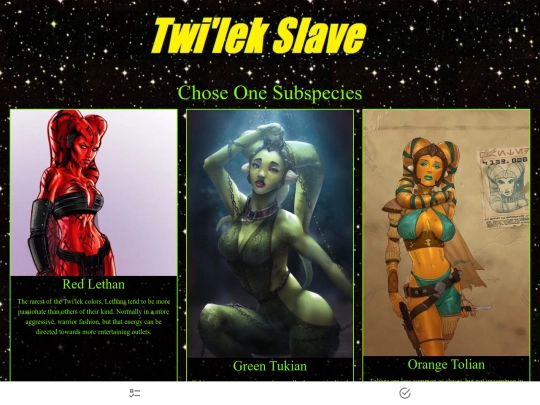 Twi'lekSlave_Cyoa screenshot
