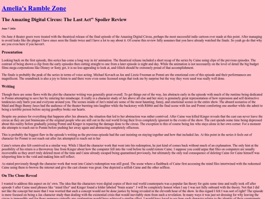 DigitalCircusLastActReview screenshot
