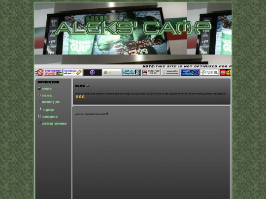 blog screenshot
