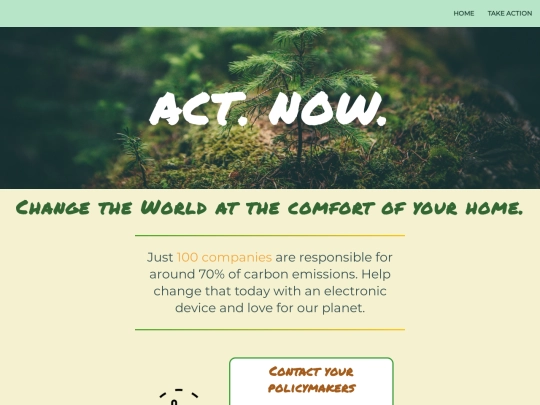 take-action screenshot