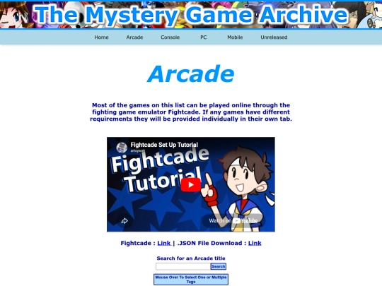ArcadePage2 screenshot