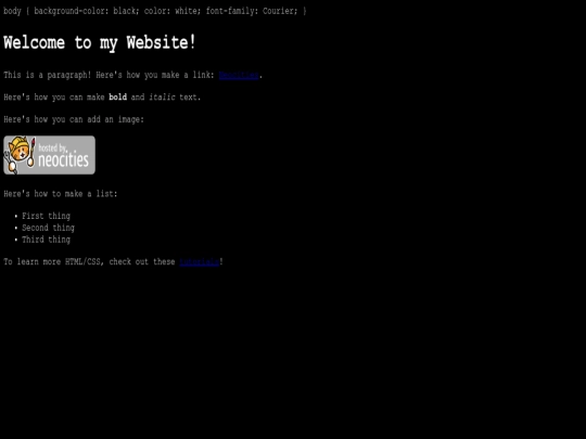 index screenshot