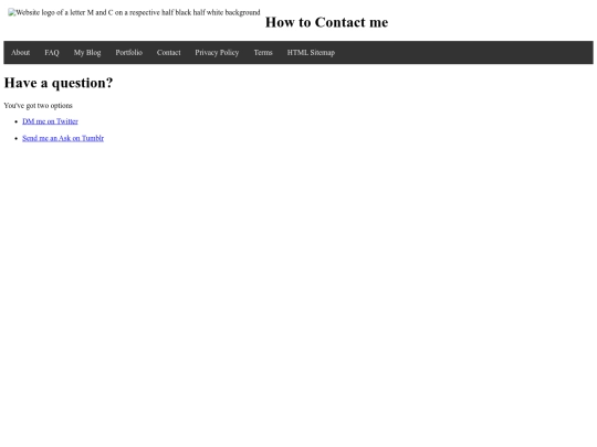 contact screenshot