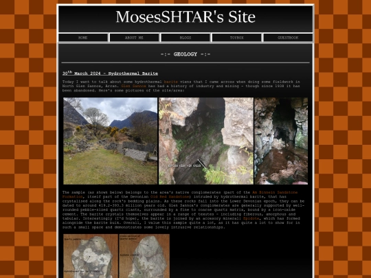 blogs/geology screenshot