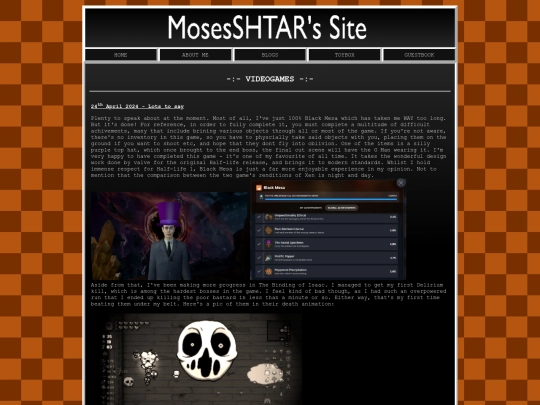 blogs/videogames screenshot