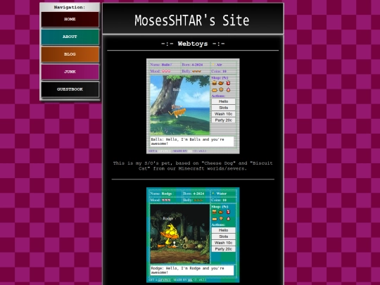 junk/webtoys screenshot