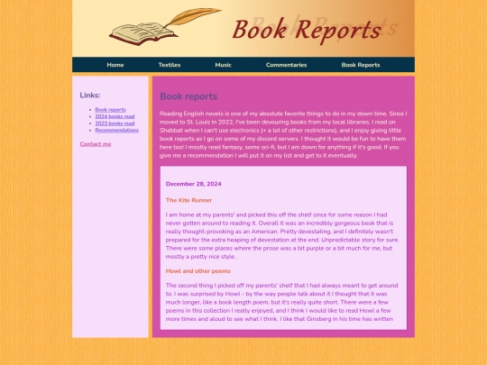 bookreports screenshot