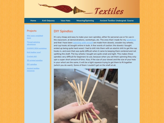 weavingspinning/diyspindles screenshot