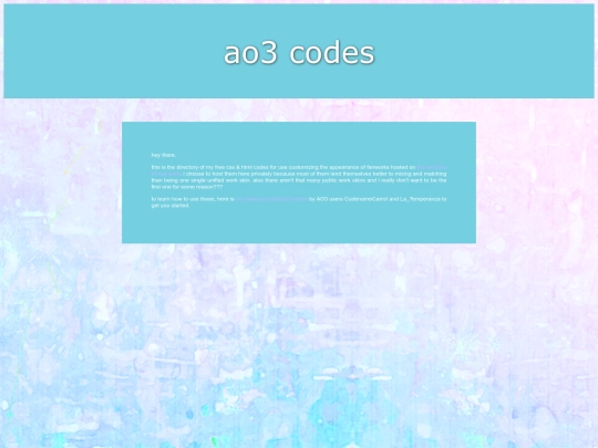 ao3/testpage2 screenshot