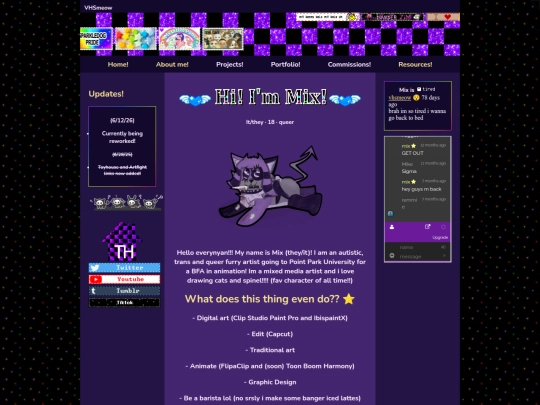 about-me screenshot