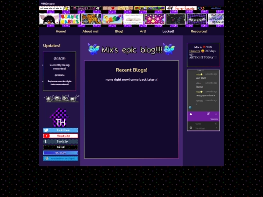 blog screenshot