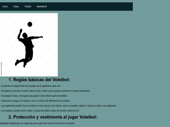HTML/html malisan/voley screenshot