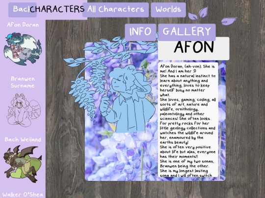 characters screenshot