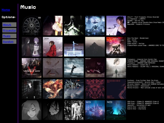Music screenshot