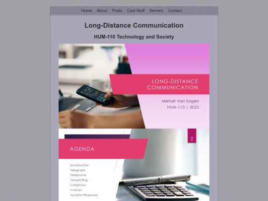 coolstuff/studies/hum110-communications screenshot