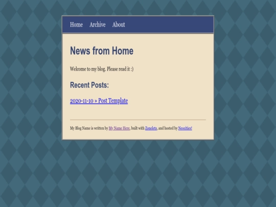 index screenshot