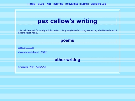 writing screenshot