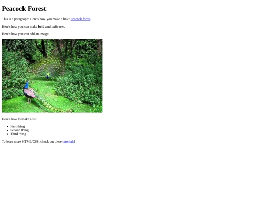 index screenshot