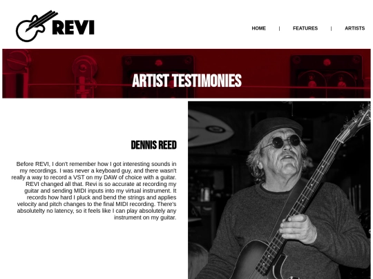 testimonies screenshot