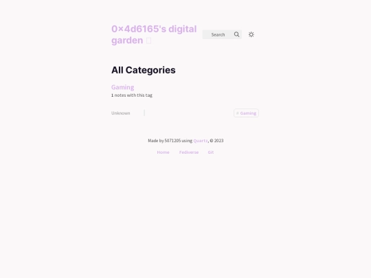 categories screenshot