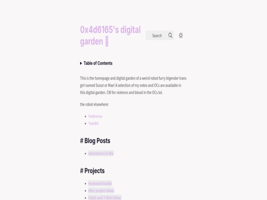index screenshot
