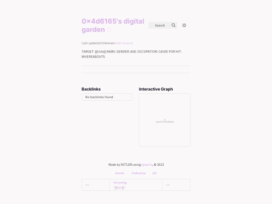 notes/templates/Julie-Front-Matter screenshot