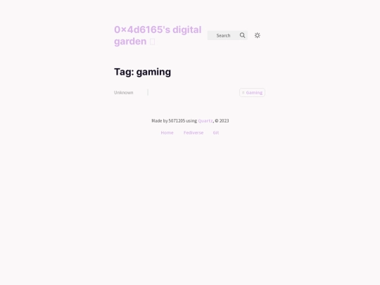 tags/gaming/page/1 screenshot