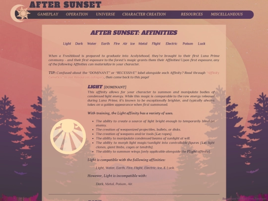 subpages/character-creation/affinities screenshot