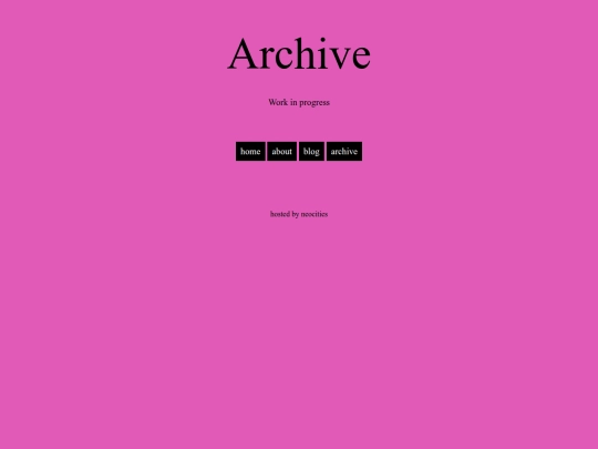 archive screenshot
