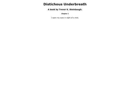 distichousunderbreath screenshot