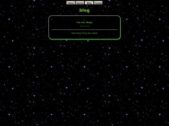 blog screenshot