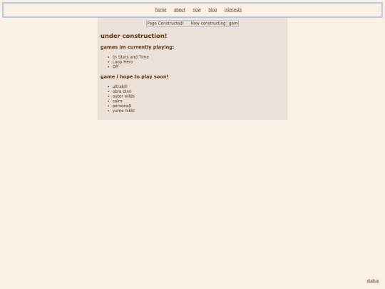 games screenshot