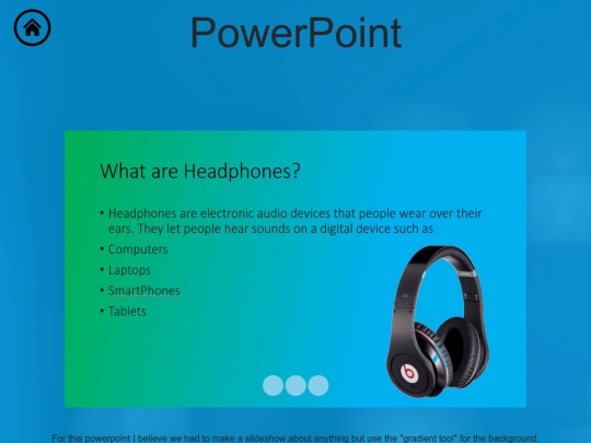 PowerPoint Portfolio screenshot
