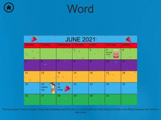 Word Portfolio screenshot