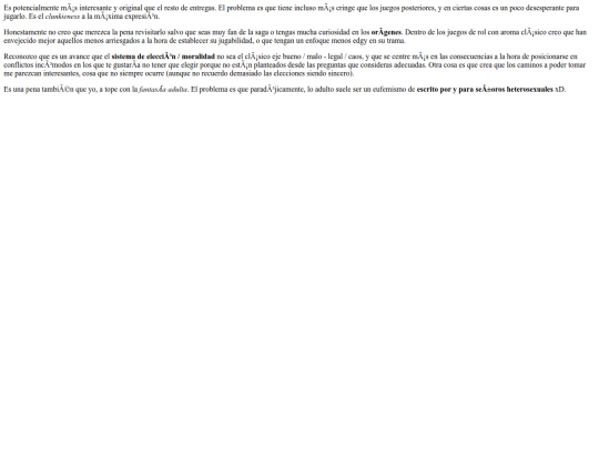 web/videojuegos/comentarios_videojuegos/the_witcher_enhanced_edition screenshot
