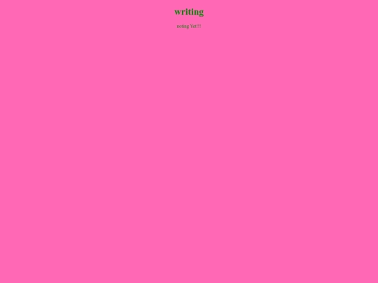 Writing screenshot