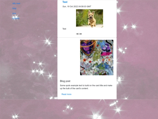 blog screenshot
