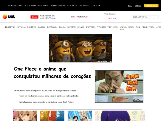 uol screenshot