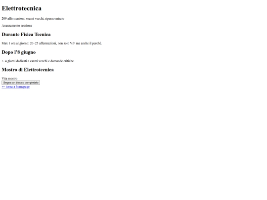 elettrotecnica screenshot