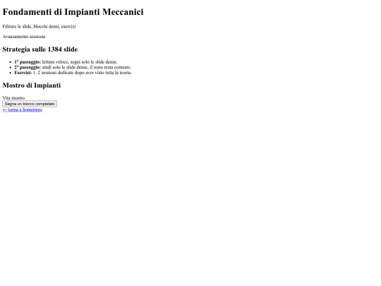 impianti screenshot