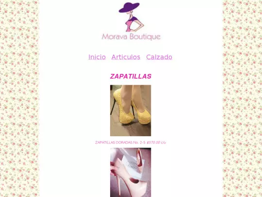 Moravaaa/zapatillas screenshot