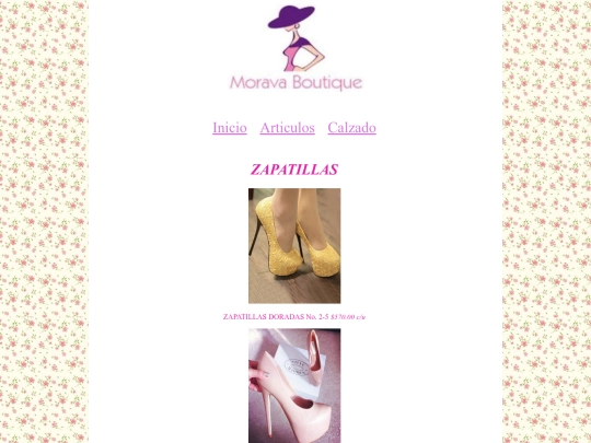 Moravas/zapatillas screenshot