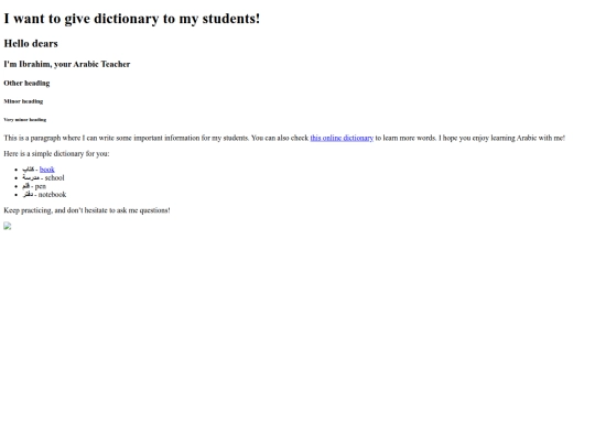 index screenshot