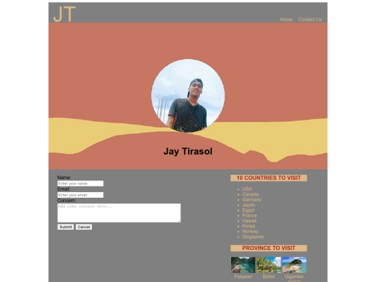 contact us screenshot